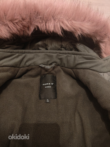 Зимняя куртка для девочек Name It s 128 (фото #2)
