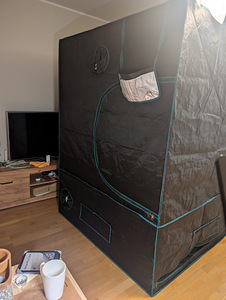 Kasvatustelgi komplekt grow box 150x150x200 cm (2 foto / 10)