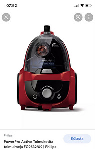 Tolmuimeja. Philips PowerPro Active (1 foto / 2)
