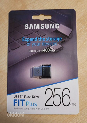 Mälupulk 256GB USB 3.1 SAMSUNG FIT PLUS (foto #2)