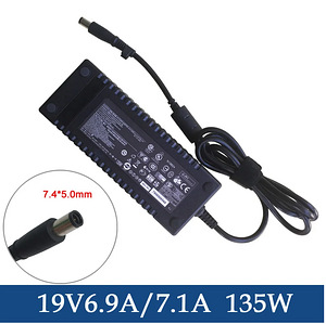 HP laadija 135W (19.5V 6.9A HSTNN-DA01) AC adapter 7.4mm (2 foto / 4)
