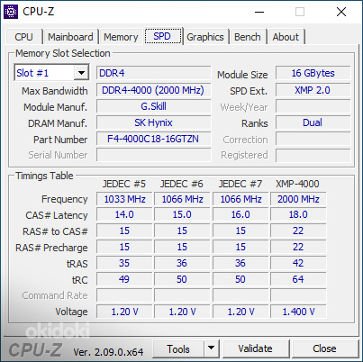 Mälu G.skill Trident Z Neo 2x16GB DDR4 4000MHz (foto #6)