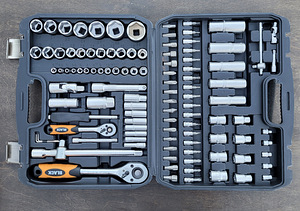 Tööriistakomplekt 108 osaline 1/2"+1/4" padrunvõtmed (5 foto / 5)