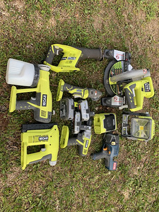 RYOBI 18 v akutööriistade komplekt (1 foto / 9)