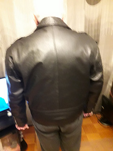 Meeste nahktagi biker jope suurus 60-62 (2 foto / 3)