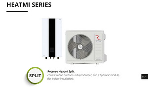 Тепловой насос воздух-вода Rotenso Heatmi 10kW (Midea M-Thermal)
