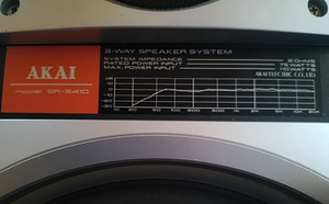 AKAI SR-S410 speakers (2 foto / 8)