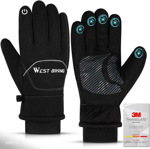 West Biking - Велосипедные зимние перчатки (фото #1)