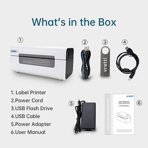 VRETTI 4x6" (A6) etiketiprinter / termoprinter (5 foto / 5)