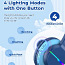Bluetooth-наушники iClever для детей с RGB-подсветкой (фото #4)