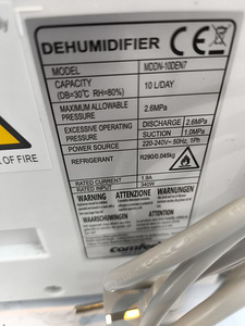 Comfee by Midea kompaktne õhukuivati 10L/24h (7 foto / 7)