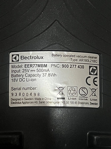 Electrolux käsitolmuimeja ErgoRapido + laadimisdokk (6 foto / 7)