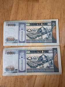 Монгольский тугрик (2 фото из 2)