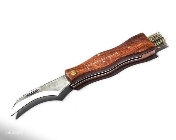 Нож с деревянной ручкой и поясной сумкой, доставка бесплат (фото #1)