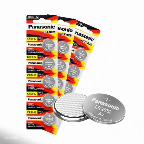 Panasonic liitium patarei CR2032 5tk. pakis (foto #1)