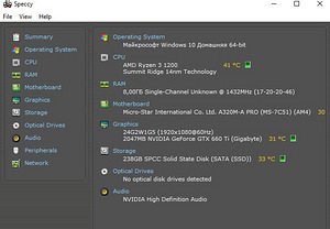 PC Ryzen1200/GTX660Ti/8GB RAM/250GB SSD
