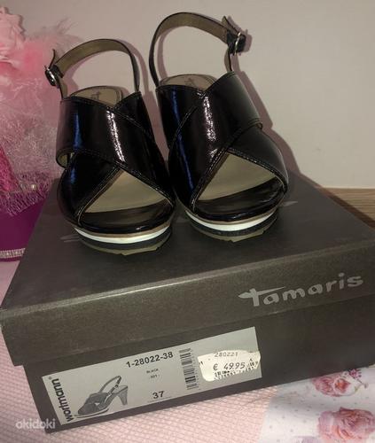 Tamaris mustad lakk-kingad, suurus 37 (foto #2)