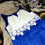 Голубое платье электрик НОВИНКА! Размер 42 м/л (фото #2)