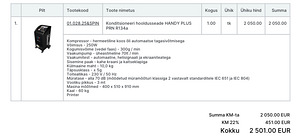 Konditsioneeri hooldusseade HANDY PLUS PRN R134a Spin (3 foto / 3)