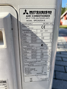 Soojuspump Mitsubishi Heavy SRK25ZGX-S (+Konditsioneer) (7 foto / 9)