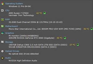 Ryzen 7 5700X / 32GB DDR4 / RTX 4060 8GB (4 foto / 4)