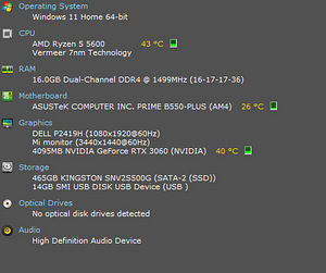 Ryzen 5 5600 / 16GB DDR4 / RTX 3060 12GB (4 foto / 4)