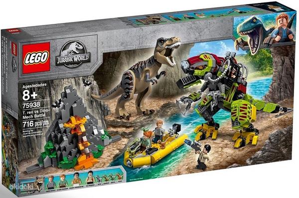 LEGO Jurassic World T. rex vs. Dino-Mechi lahing 75938 (foto #1)