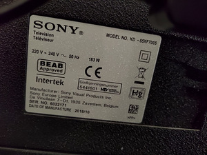 Sony 55 teler (2 foto / 2)