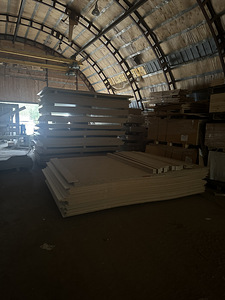 Lamineeritud valge 10mm MDF plaadid 2.07x2.8m, 294tk (3 foto / 4)