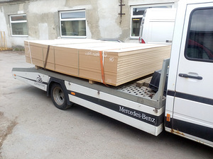 Autode ja muu tehnika transport MB autoveotreileriga (3 foto / 3)