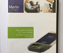Sülearvutite 3G modem Merlin U740 PC Card - 3G UMTS
