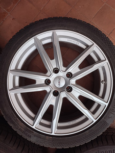 Диски Dezent 5x112 R18 + шины (4 фото из 8)
