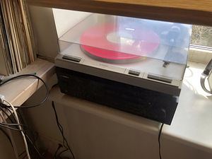 Виниловый проигрыватель Pioneer PL-340 и ресивер VSA-500 (4 фото из 7)