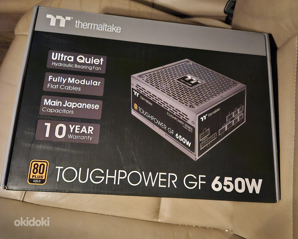 UUS! Thermaltake Toughpower GF 650W Gold Toiteplokk (foto #2)