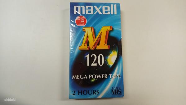 VHS видеокассеты Maxell M120, новые (фото #1)