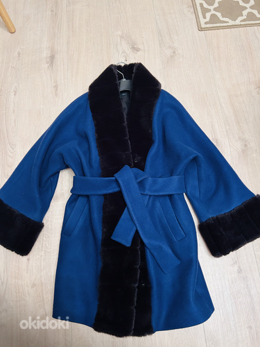 Väga ilus soe mantel talveks s-m / красивое тёплое пальто (фото #1)