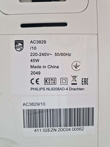 Philips AC3829 õhuniisuti / õhupuhastaja (2 foto / 2)