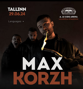 Müün pileti Max Korzhi kontserdile (1 foto / 1)
