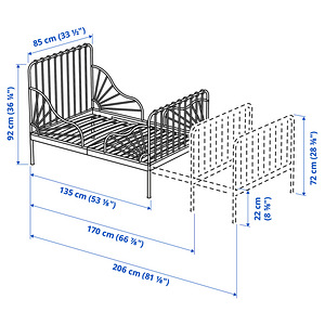 Pikendatav voodi ikea (5 foto / 5)