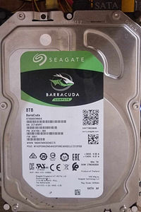 8TB 3.5' Seagate HDD 5400RPM