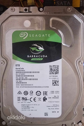8TB 3.5' Seagate HDD 5400RPM (foto #1)