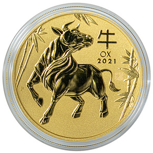 1/20 kuldmünt Lunar Härg 2021 (1 foto / 1)