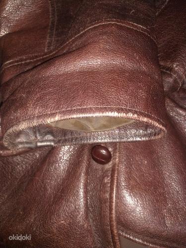 Vintage Leather Jacket UK (Large) "R.I. clothing company" (foto #7)