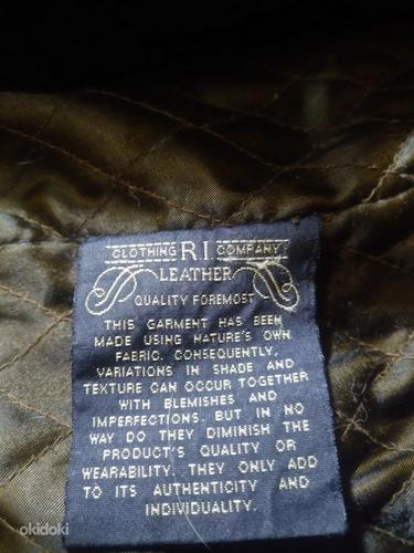 Vintage Leather Jacket UK (Large) "R.I. clothing company" (foto #9)