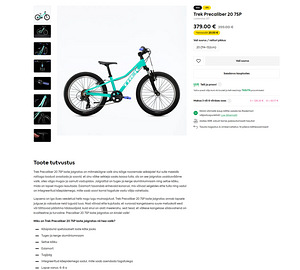 Детский велосипед Trek Precaliber 20" (4 фото из 4)