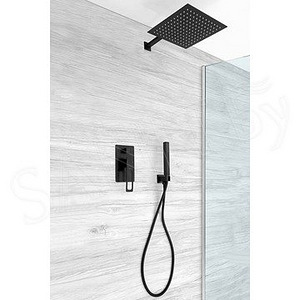 Новый скрытый душевой комплект Rea Soho REA-P5632, черный (4 фото из 4)