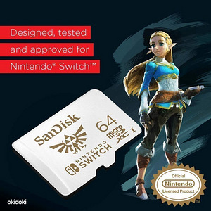 Nintendo Switch mälu kaart 128, 256 GB (micro SANDISK) (6 foto / 6)