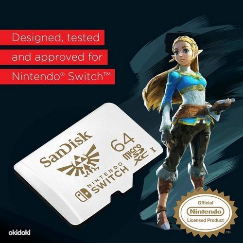 Nintendo Switch mälu kaart 128, 256 GB (micro SANDISK) (foto #6)