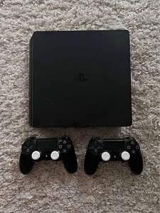 Playstation 4 slim 500GB + 2 Joystick + Mängud (3 foto / 4)