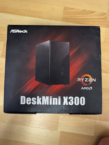 ASRock DeskMini X300, AMD Ryzen 5 PRO 5650GE, 16GB DDR4, 256